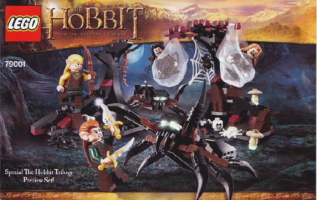 79001 Escape from Mirkwood Spiders - The Hobbit