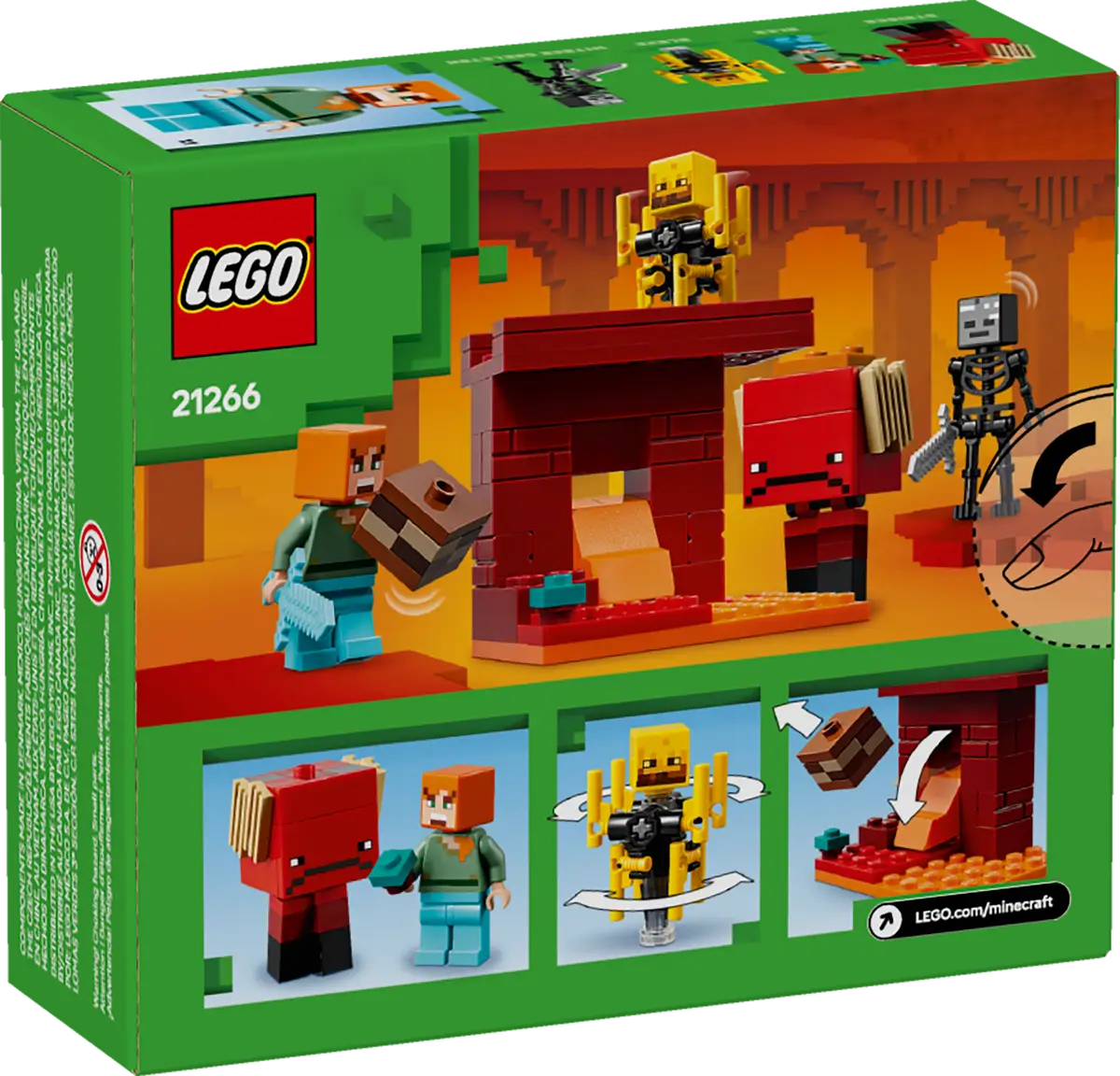 21266 The Nether Lava Battle – Bricks & Minifigs Temecula Valley
