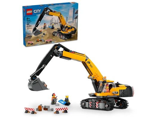 60420 Yellow Construction Excavator