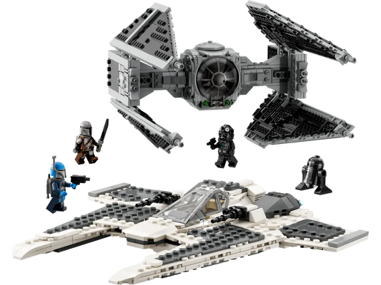 75348 Mandalorian Fang Fighter vs TIE Intercepter