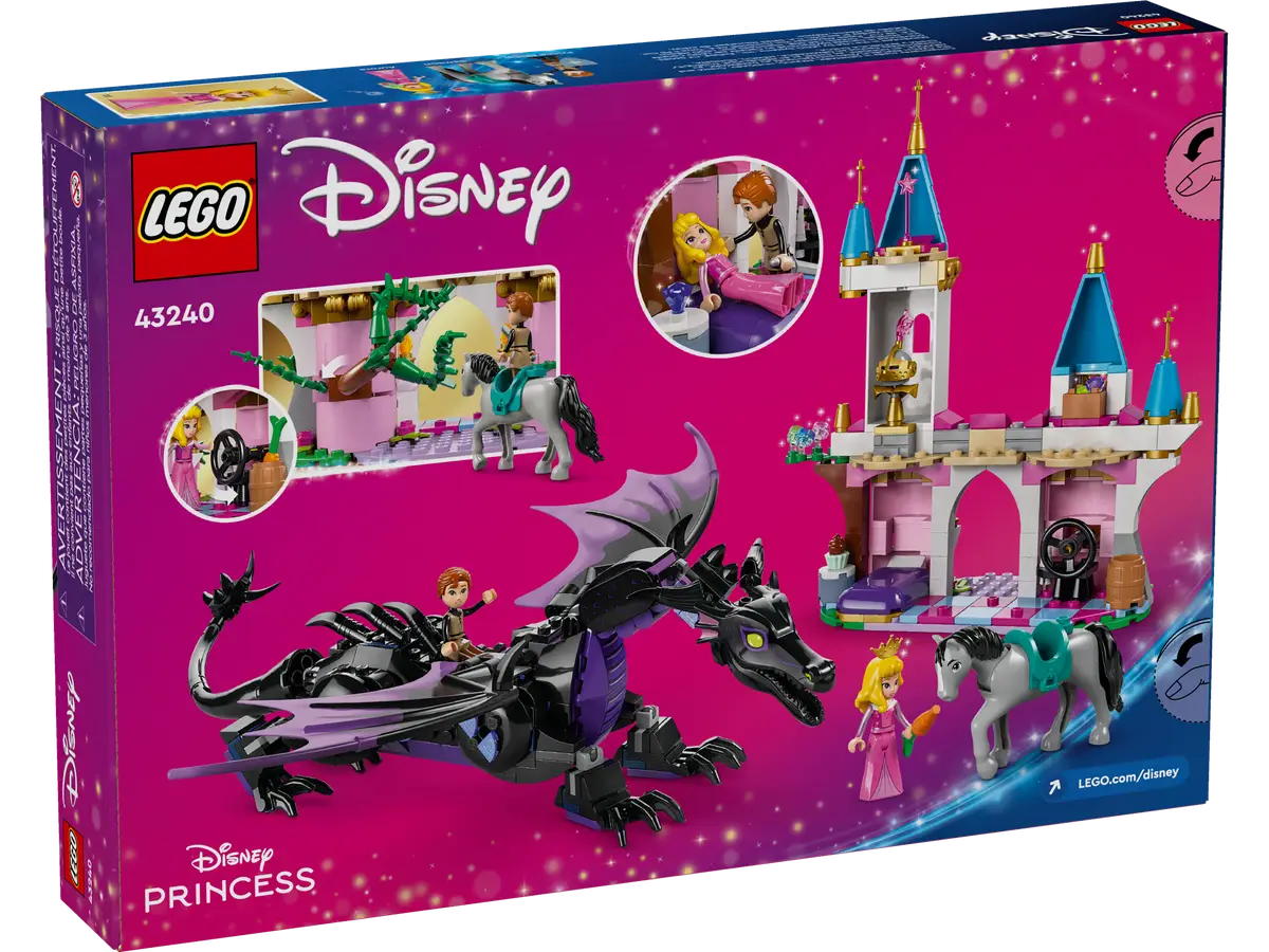 43240 Maleficent’s Dragon Form and Aurora’s Castle