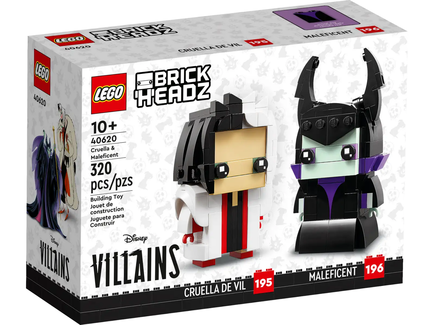 40620 Brickheadz Cruella & Maleficent
