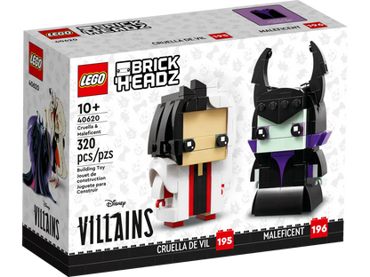 40620 Brickheadz Cruella & Maleficent
