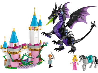 43240 Maleficent’s Dragon Form and Aurora’s Castle