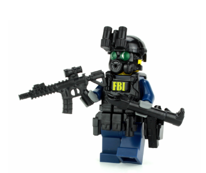 Battle Brick FBI SWAT Critical Incident Response Officer CIRG