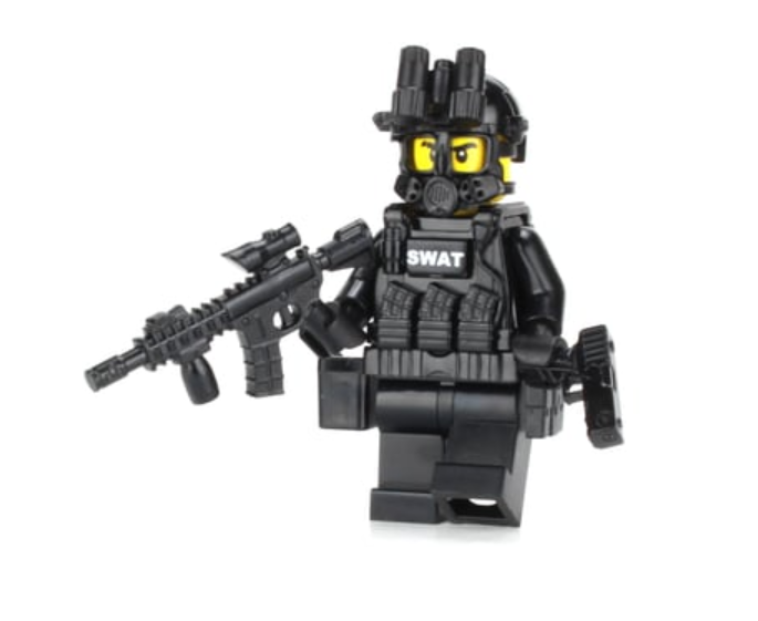 Battle Brick SWAT Police Officer Assaulter