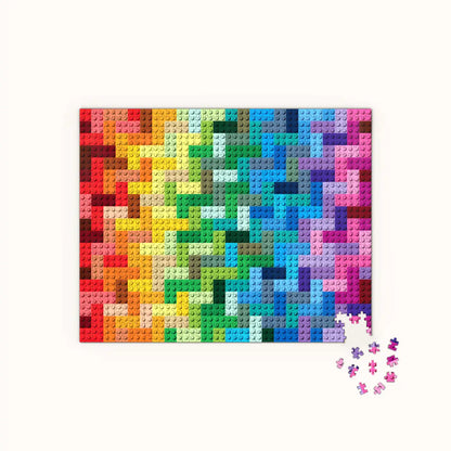 Rainbow Bricks Puzzle