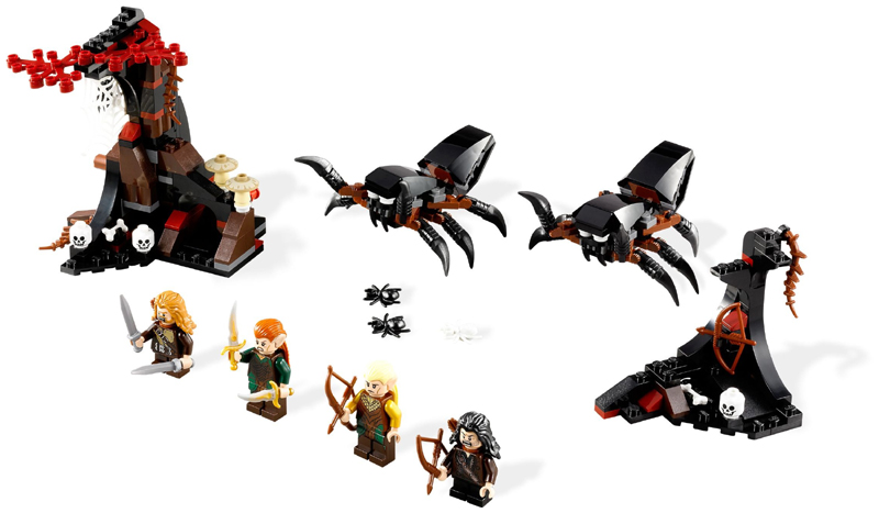 79001 Escape from Mirkwood Spiders - The Hobbit